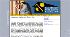Desktop Screenshot of harnettcountyhba.com